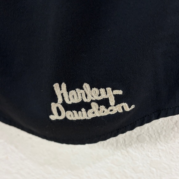 Harley-Davidson ,size S,Black and White Button-Up Shirt - Picture 4 of 16